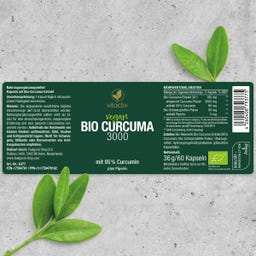 Vitactiv Curcuma 3000 Bio - 60 Kapseln