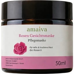 Amaiva Masque Visage aux Roses Bio - 50 ml