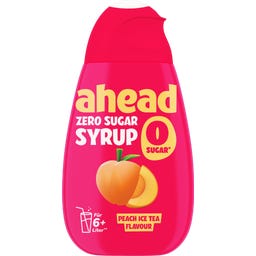 ahead Peach Ice Tea Zero Sugar Sirup - 48 ml