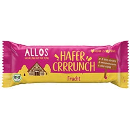 Allos Crrrunch Bio de Aveia - Fruta - 50 g