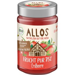 Allos Fruta Pura 75% Bio - Morango - 200 g