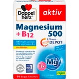 Doppelherz aktiv Magnesium 500 + B12 2-Phasen-Depot