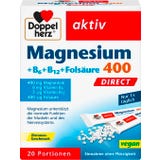 Aktiv Magnesium 400 + B6 + B12 + Folsyra Direct