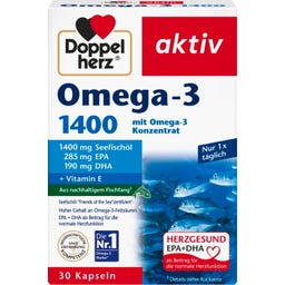 Doppelherz aktiv Omega-3 1400 - 30 Kapseln