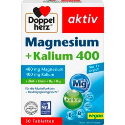Doppelherz aktiv Magnesium + Kalium 400 - 30 Tabletten
