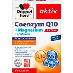 aktiv Coenzym Q10 + Magnesium + B-Vitamine EXTRA - 30 Kapseln