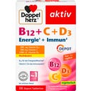 aktiv B12 + C + D3 Energia + Odporność Depot - 30 tabletek
