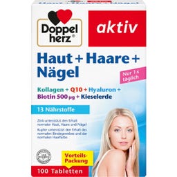 Doppelherz aktiv koža + kosa + nokti - 100 tab.