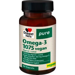 Doppelherz pure Omega-3 1075 vegan - 80 Kapseln
