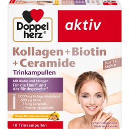 Doppelherz aktiv Kollagen + Biotin + Ceramide - 10 Ampullen