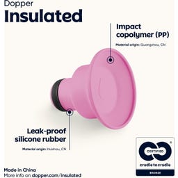 Dopper Insulated Cap - 580 ml - Pelican Pink