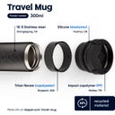 Dopper Travel Mug - 300 ml - Blazing Black