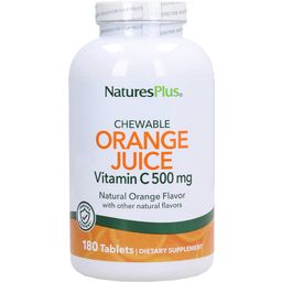 Nature's Plus Orange Juice C 500 mg - 180 žuvacích tabliet