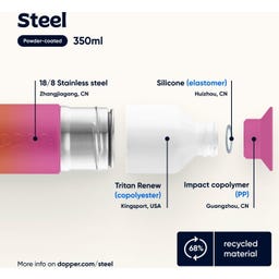 Dopper Steel - 350 ml - Sunset Pink