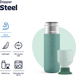 Dopper Steel - 490 ml - Canopy Green