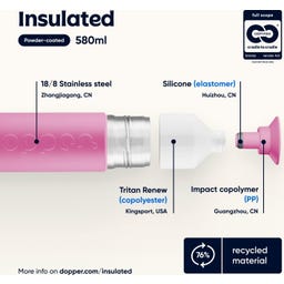 Dopper Insulated - 580 ml - Pelican Pink