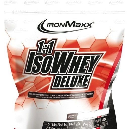 ironMaxx 1:1 Iso Whey Deluxe 2350 g