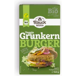 Bauck Mühle Burger Vegetali Bio di Grano Verde - 160 g