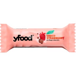 yfood Baton cu ciocolată și căpșuni - 60 g