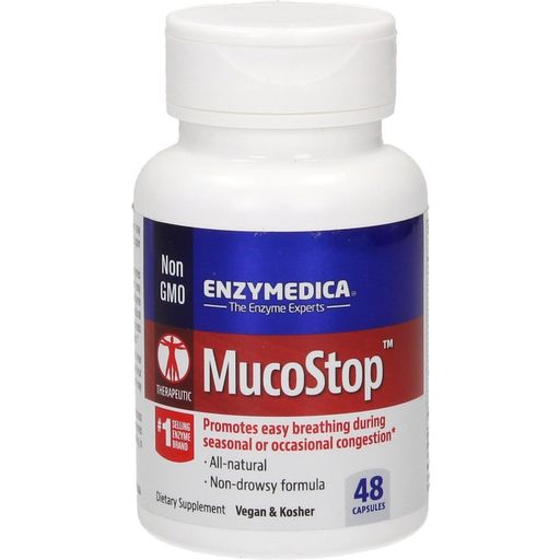 Enzymedica MucoStop - 48 cápsulas