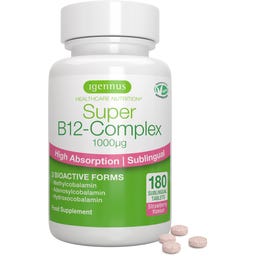 Igennus Super B12-Complex 1000 µg - 180 Tabletten
