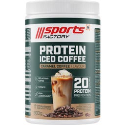 Sports Factory Protein Iced Coffee, Caramel Coffee - 300 g