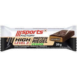 Sports Factory Protein Bar Level 3, Vegan Peanut - 35 g