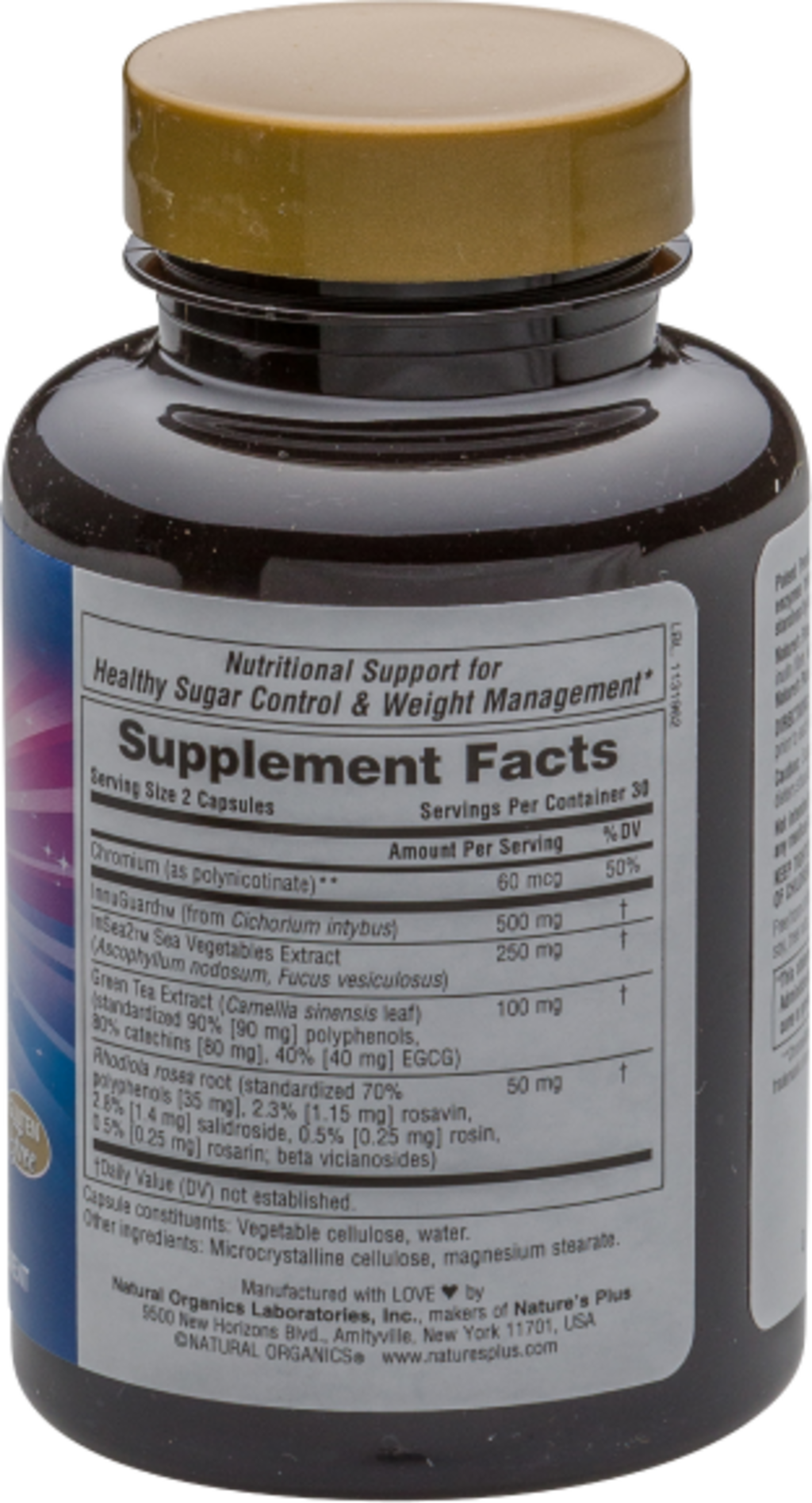 Nature's Plus Sugar Armor - 60 veg. kapslar
