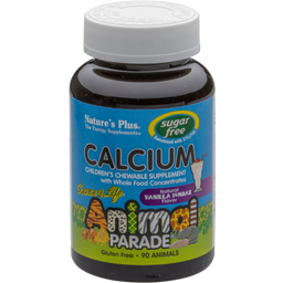 Nature's Plus Animal Parade Calcium bez cukru - 90 Tabletek do żucia