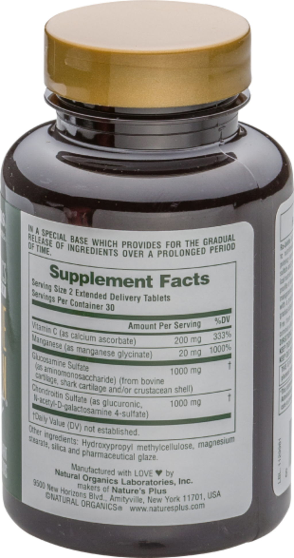 Nature's Plus Rx-Joint™ Glucosamine/Chondroitin - 60 Tabletter