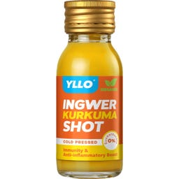 YLLO Ingwer Shot mit Kurkuma - 60 ml