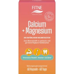 FITNE Health Care Calcium + Magnesium - 60 Kapseln