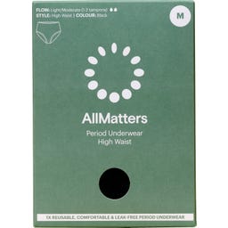 AllMatters Period Underwear High Waist Black - M