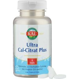 KAL Ultra Cal-Citrate+ - 120 таблетки