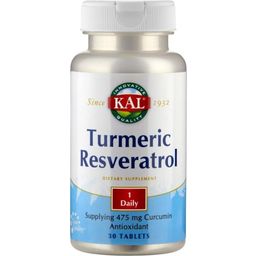 KAL Turmeric  Resveratrol - 30 comprimidos