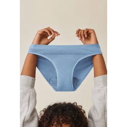Mutandine Mestruali Teen Bikini Azzurre - Flusso Leggero - M