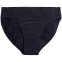 Mutandine Mestruali Teen Bikini Nere - Flusso Leggero - XS