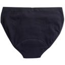 Mutandine Mestruali Teen Bikini Nere - Flusso Leggero - XS