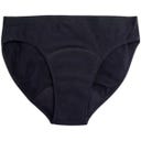 Mutandine Mestruali Teen Bikini Nere - Flusso Medio - XS