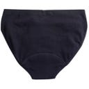 Mutandine Mestruali Teen Bikini Nere - Flusso Medio - XS