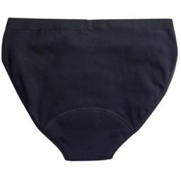 Mutandine Mestruali Teen Bikini Nere - Flusso Medio - XS