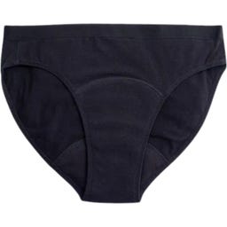Bikini - Cuecas Menstruais Pretas - Fluxo M&eacute;dio