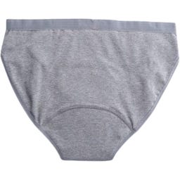 Bikini - Mutandine Mestruali Grigie - Flusso Medio - XS