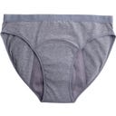 Bikini - Mutandine Mestruali Grigie - Flusso Abbondante - XS
