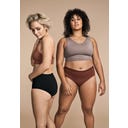 Mutandine Mestruali Nere - Flusso Leggero - XXL Black