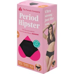 The Female Company Mutande Mestruali - Hipster Cotton Black - S