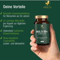 Vitactiv Multi 50+ Multivitamin - 60 kaps.