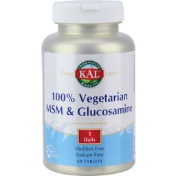 100% wegański MSM (metylosulfonylometan) i glukozamina