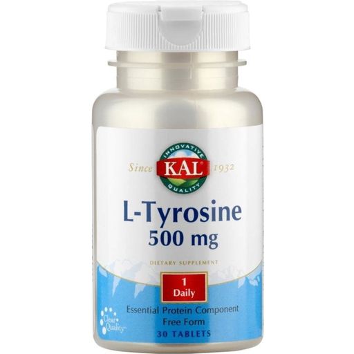 KAL L-тирозин 500 мг - 30 таблетки