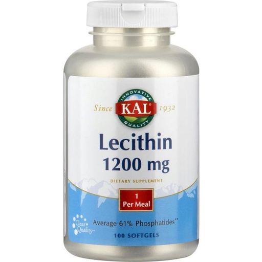 KAL Lecitin 1200 mg - 100 lágyzselé kapszula